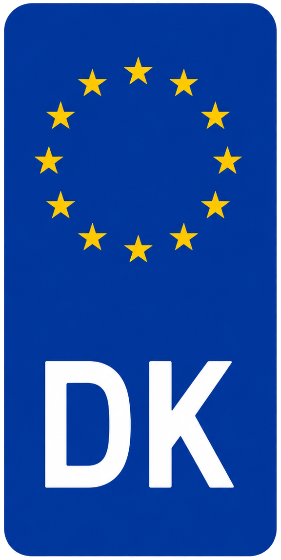 Dansk Nummerplade